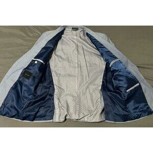 Size - 2XL Tommy Hilfiger Men’s Blazer Light Blue Cotton Wedding 46R Sport Coat